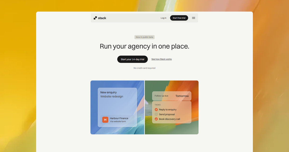 Get in first, access for free | stack
